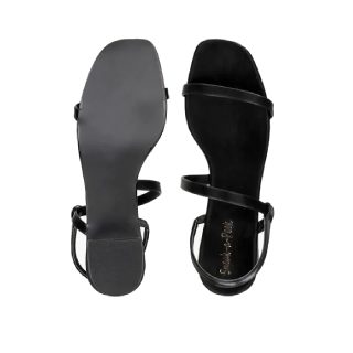 SNEAK-A-PEEK Slingback Chunky Heeled Sandals at Rs.680